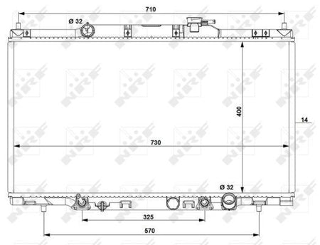 NRF 53574A Radiator, engine cooling - 1