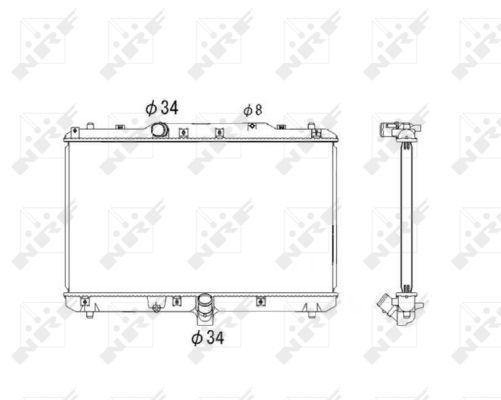 NRF 53579 Radiator, engine cooling - 4