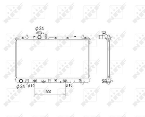 NRF 53580 Radiator, engine cooling - 5