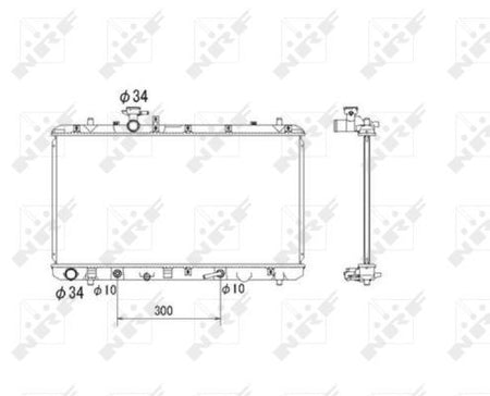 NRF 53580 Radiator, engine cooling - 5