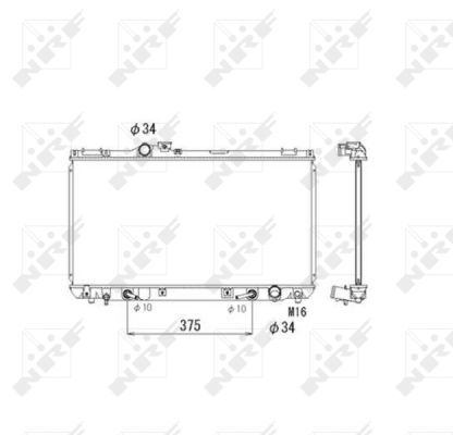 NRF 53586A Radiator, engine cooling - 5