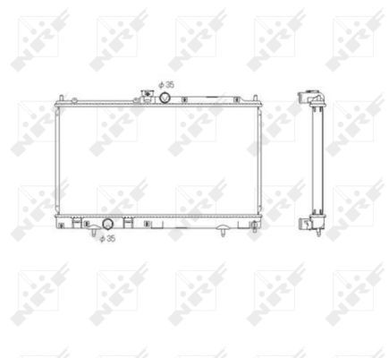 NRF 53591 Radiator, engine cooling - 5