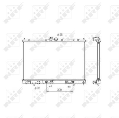 NRF 53594A Radiator, engine cooling - 5