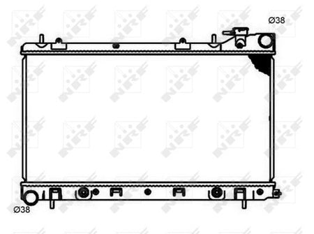 NRF 53597A Radiator, engine cooling - 5