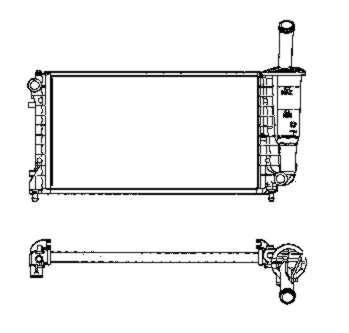 NRF 53606 Radiator, engine cooling - 5