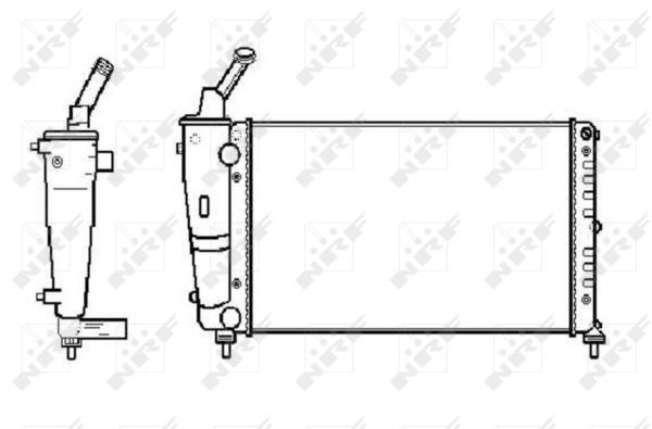 NRF 53619A Radiator, engine cooling - 4