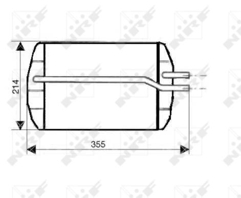 NRF 53633 Heat Exchanger, interior heating - 5
