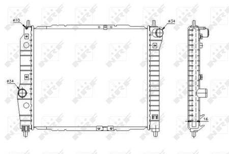 NRF 53637 Radiator, engine cooling - 5