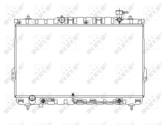 NRF 53646A Radiator, engine cooling - 5