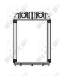 NRF 53671A Heat Exchanger, interior heating - 6