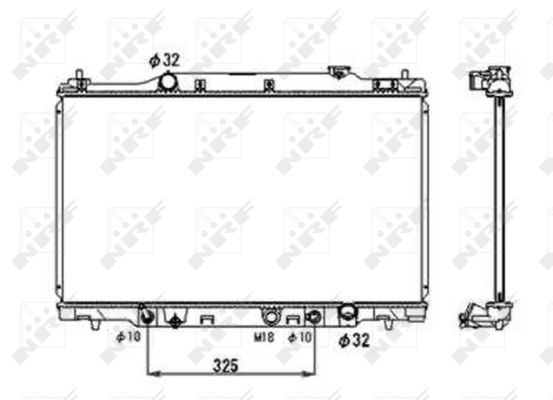 NRF 53679 Radiator, engine cooling - 5