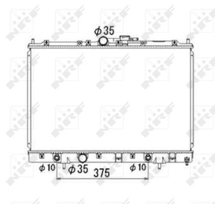 NRF 53686 Radiator, engine cooling - 5