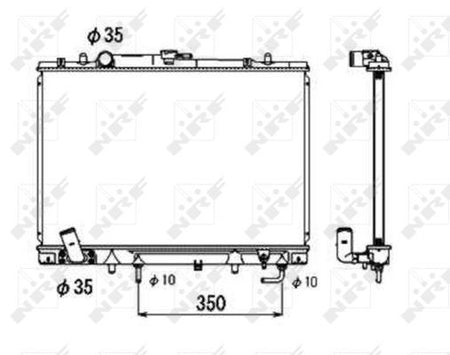NRF 53687 Radiator, engine cooling - 5