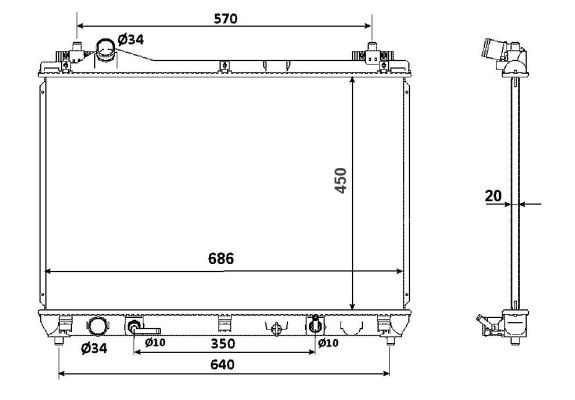 NRF 53702 Radiator, engine cooling - 5