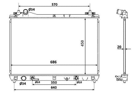 NRF 53702 Radiator, engine cooling - 5