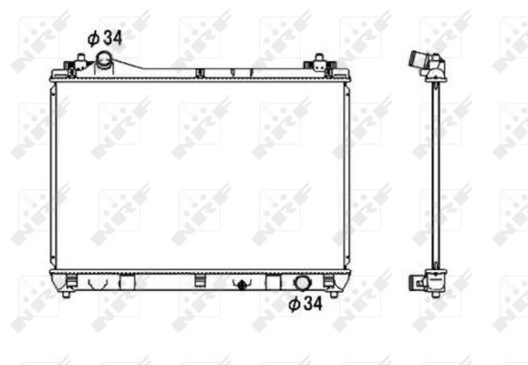 NRF 53703 Radiator, engine cooling - 5