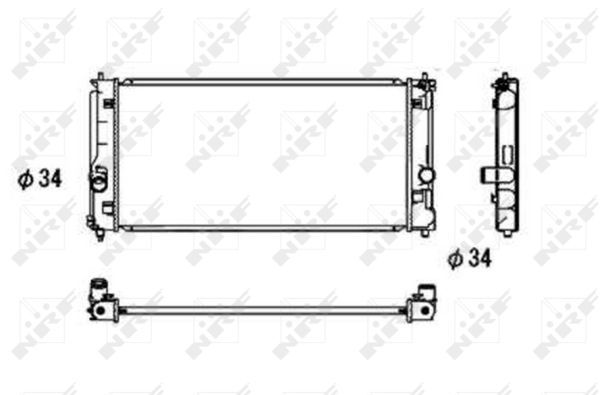 NRF 53709 Radiator, engine cooling - 5