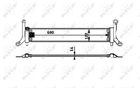 NRF 53715 Radiator, engine cooling - 5