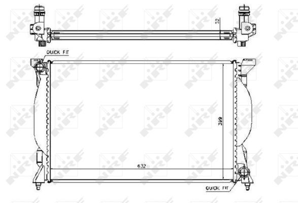 NRF 53720A Radiator, engine cooling - 5