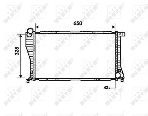 NRF 53723 Radiator, engine cooling - 4