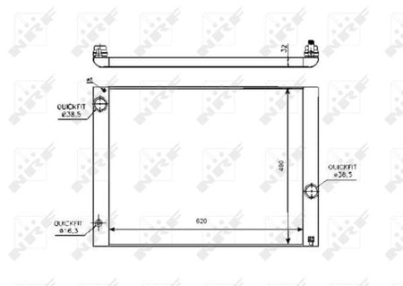 NRF 53728 Radiator, engine cooling - 5