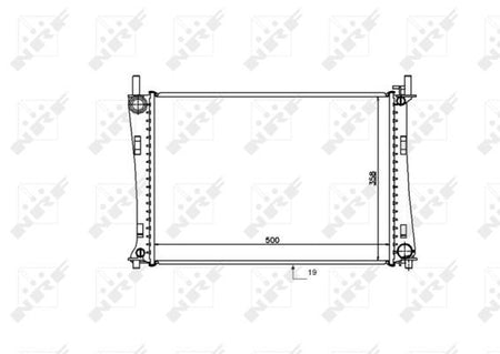 NRF 53740 Radiator, engine cooling - 5
