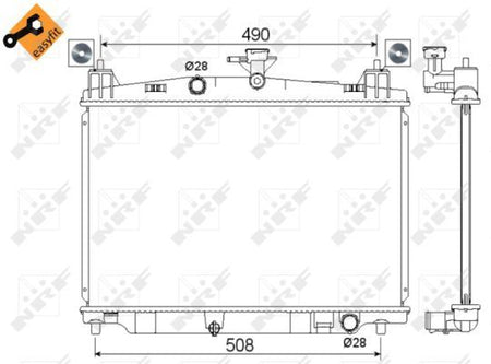 NRF 53751 Radiator, engine cooling - 2