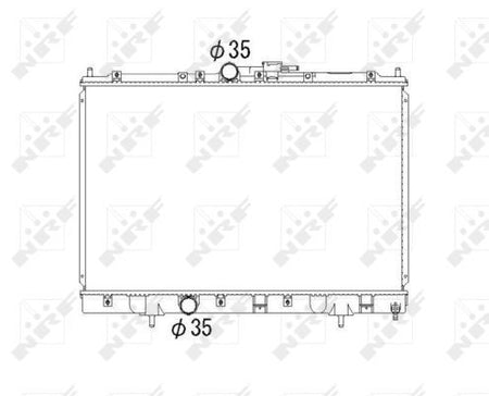 NRF 53792 Radiator, engine cooling - 5