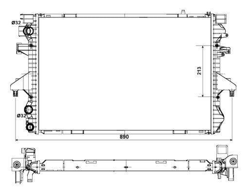 NRF 53796 Radiator, engine cooling - 5