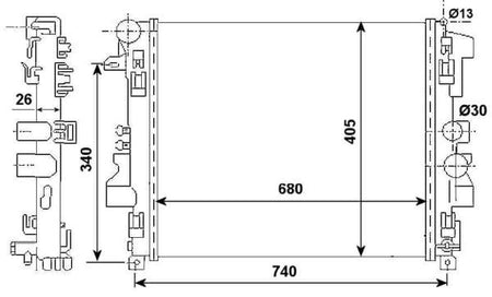 NRF 53801 Radiator, engine cooling - 4