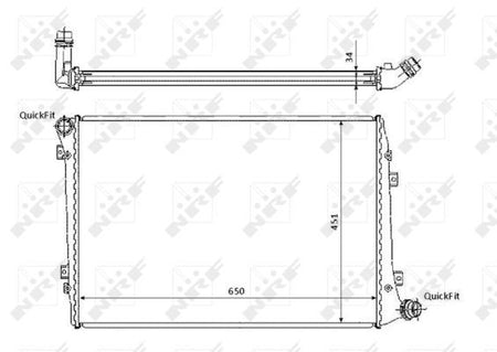 NRF 53814 Radiator, engine cooling - 5