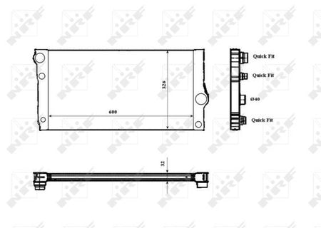NRF 53817 Radiator, engine cooling - 5