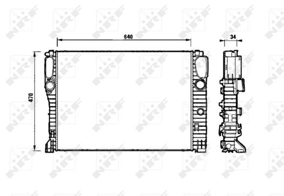 NRF 53829 Radiator, engine cooling - 5