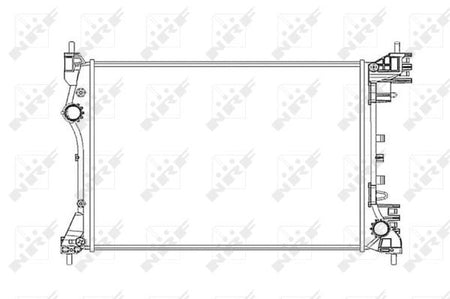 NRF 53834 Radiator, engine cooling - 5