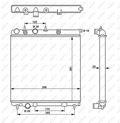 NRF 53837 Radiator, engine cooling - 2