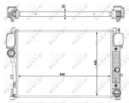 NRF 53839 Radiator, engine cooling - 5