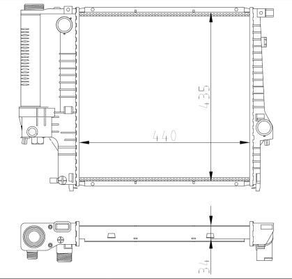NRF 53849A Radiator, engine cooling - 5