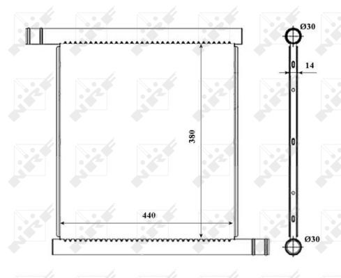 NRF 53857 Radiator, engine cooling - 5