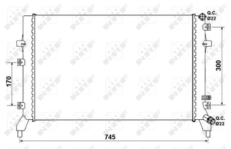 NRF 53884 Radiator, engine cooling - 5