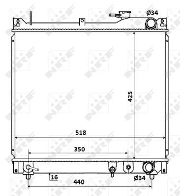 NRF 53914 Radiator, engine cooling - 5