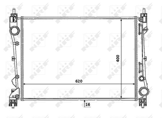 NRF 53935 Radiator, engine cooling - 5