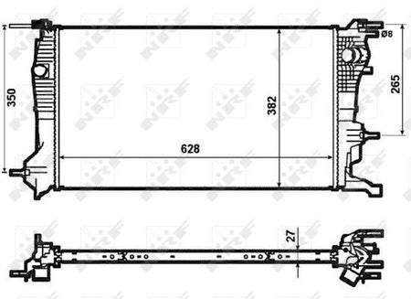 NRF 53963 Radiator, engine cooling - 5