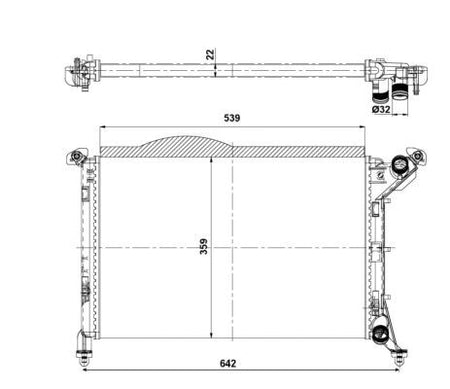 NRF 53969 Radiator, engine cooling - 5