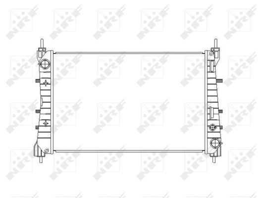 NRF 54503 Radiator, engine cooling - 5