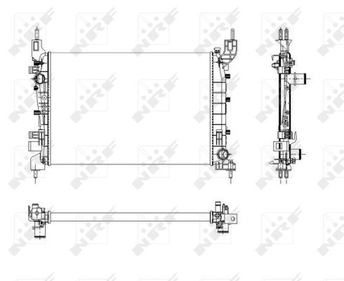 NRF 54504 Radiator, engine cooling - 5