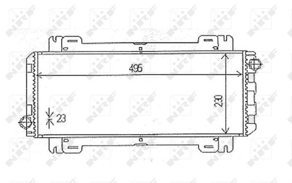 NRF 54613 Radiator, engine cooling - 5