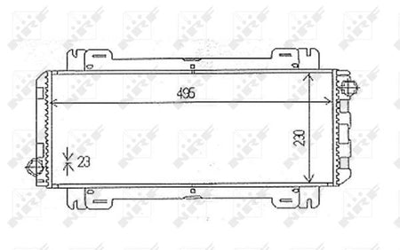NRF 54613 Radiator, engine cooling - 5