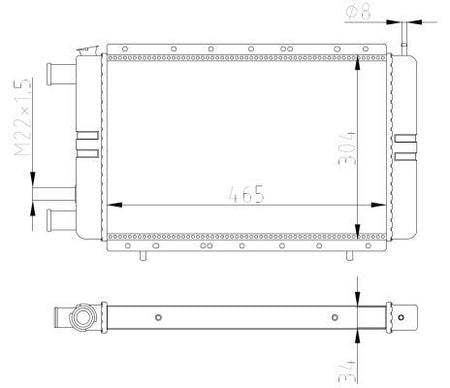 NRF 54684 Radiator, engine cooling - 5