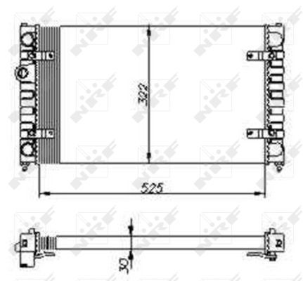 NRF 54688 Radiator, engine cooling - 4