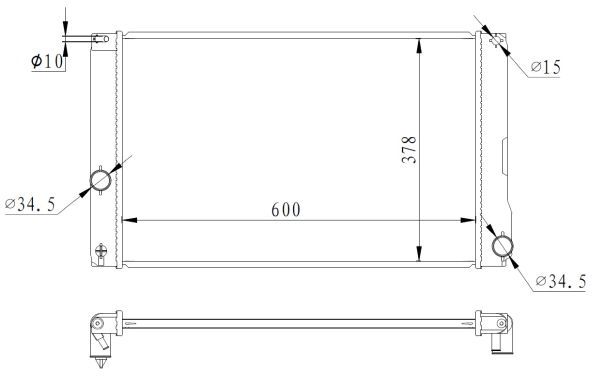 NRF 550008 Radiator, engine cooling - 5